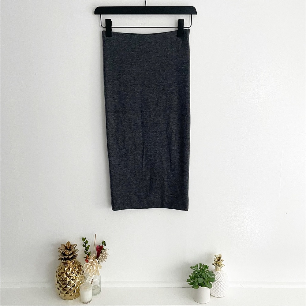 Express Marled Jersey Knit Skirt